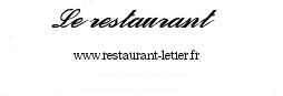 restaurant l'etier